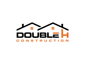 Double H Construction logo design by RIANW