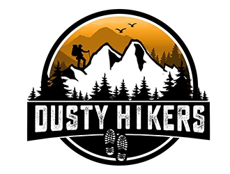 www.dustyhikers.com - Dusty Hikers logo design by PrimalGraphics
