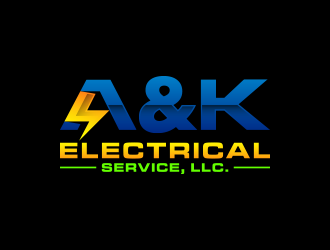 A&K Electrical Service, LLC. logo design by lexipej
