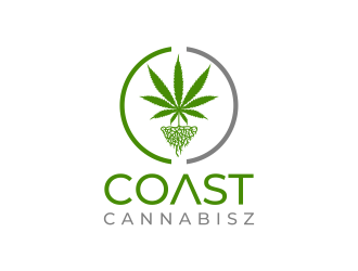 Coast Cannabis  logo design by mutafailan