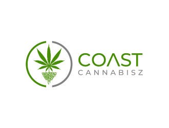 Coast Cannabis  logo design by mutafailan