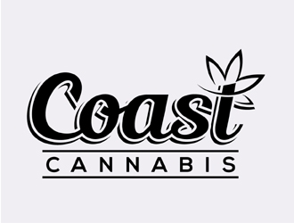 Coast Cannabis  logo design by MAXR