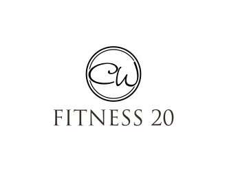 CW Fitness 20 logo design by InitialD