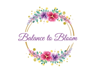 Balance to Bloom  or can substitute the #2 logo design by Roma