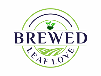 Brewed Leaf Love logo design by cahyobragas