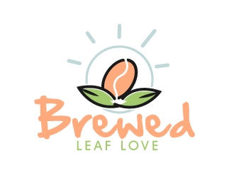 Brewed Leaf Love logo design by AamirKhan