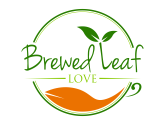 Brewed Leaf Love logo design by qqdesigns