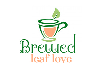 Brewed Leaf Love logo design by redvfx
