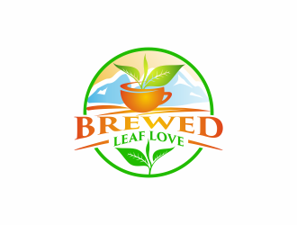 Brewed Leaf Love logo design by cahyobragas