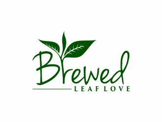 Brewed Leaf Love logo design by cahyobragas
