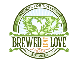 Brewed Leaf Love logo design by Suvendu