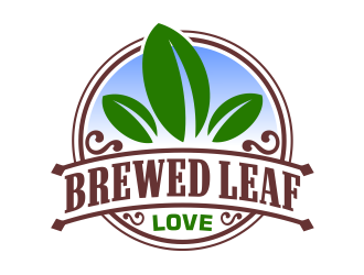 Brewed Leaf Love logo design by cintoko