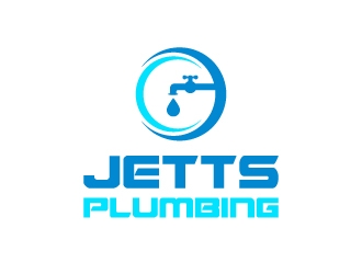 JETTS Plumbing logo design by aryamaity