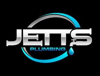 JETTS Plumbing logo design by hidro
