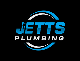 JETTS Plumbing logo design by Girly
