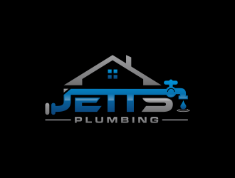 JETTS Plumbing logo design by checx