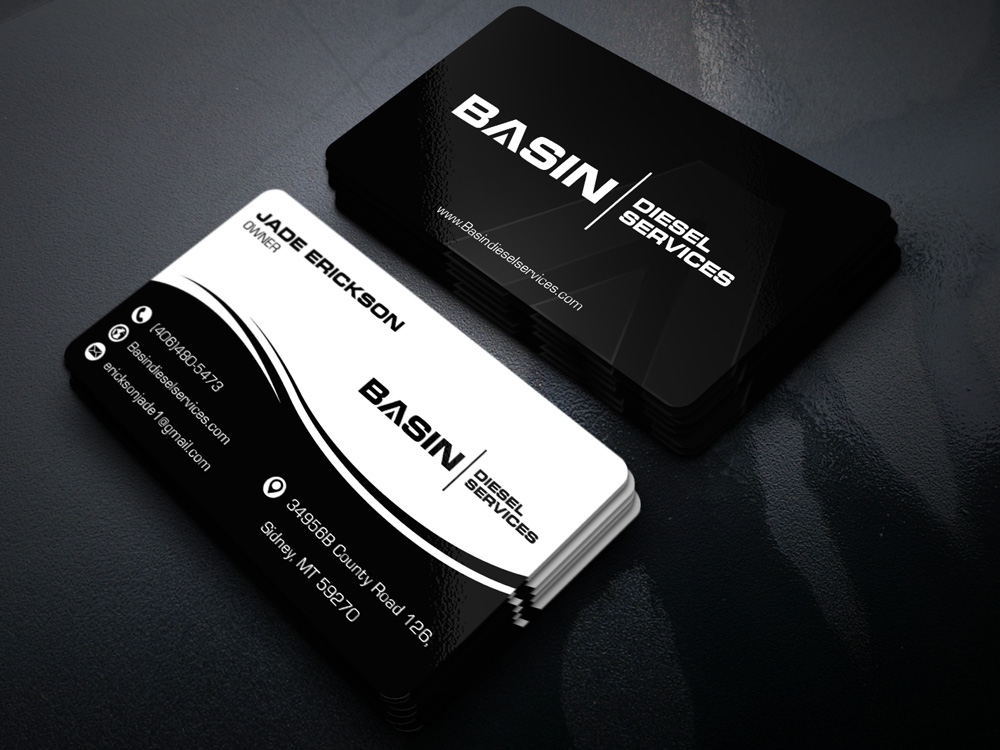 Basin Diesel Services logo design by Gelotine