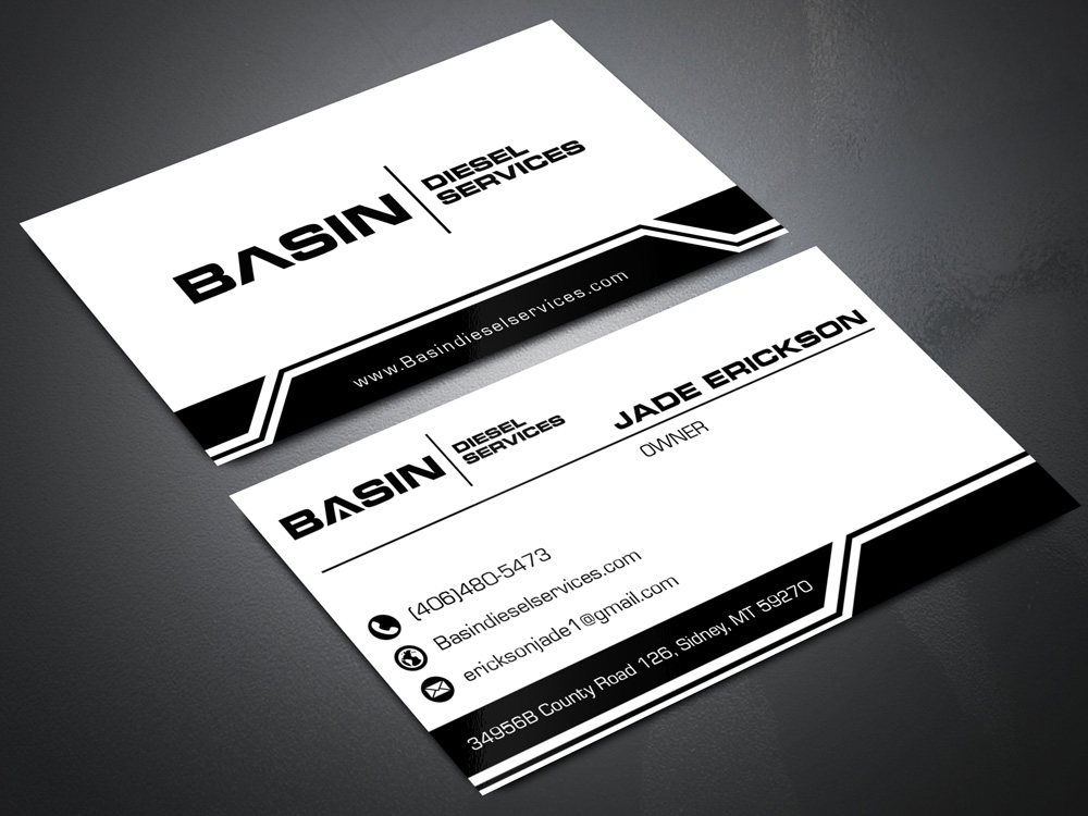 Basin Diesel Services logo design by Gelotine