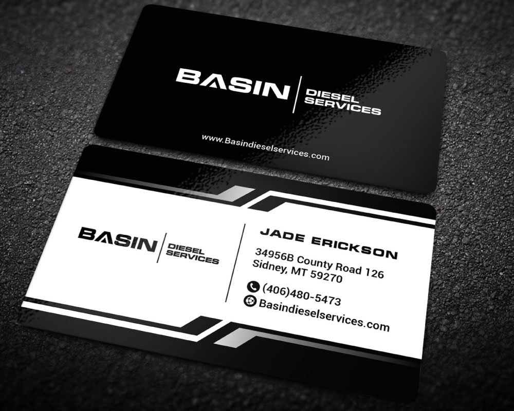 Basin Diesel Services logo design by Boomstudioz