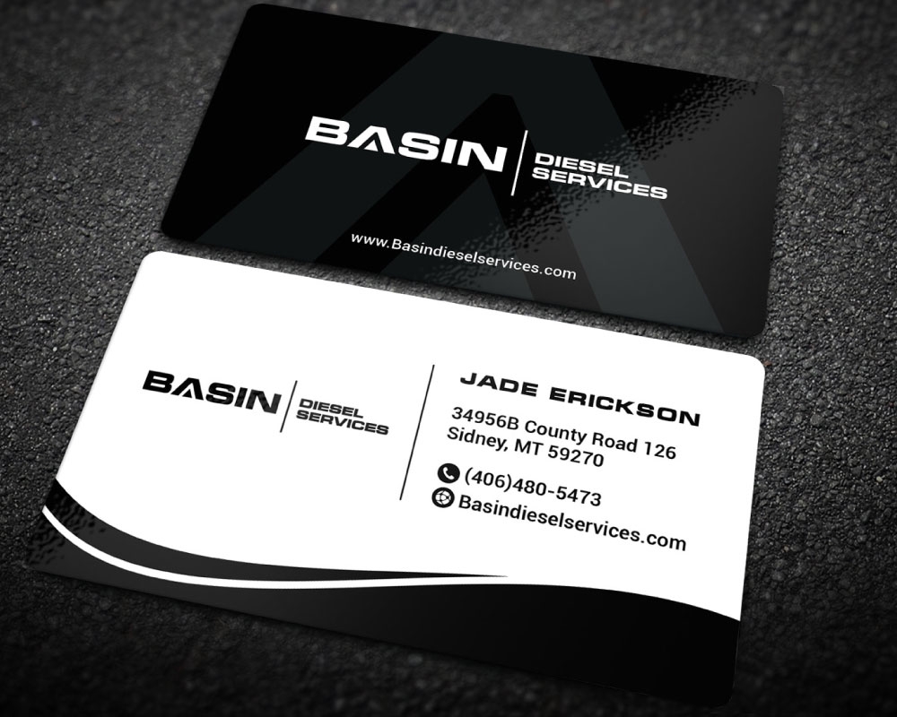 Basin Diesel Services logo design by Boomstudioz