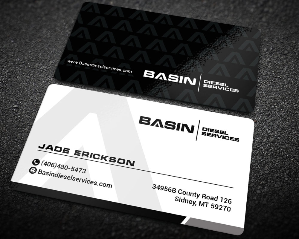 Basin Diesel Services logo design by Boomstudioz