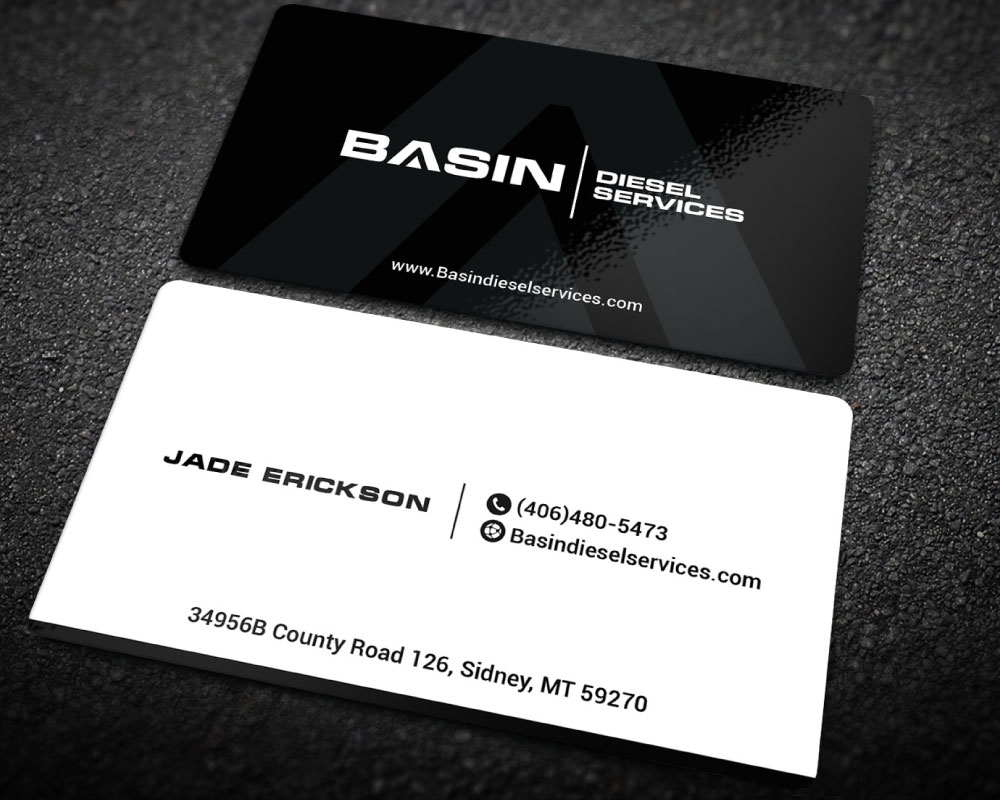 Basin Diesel Services logo design by Boomstudioz