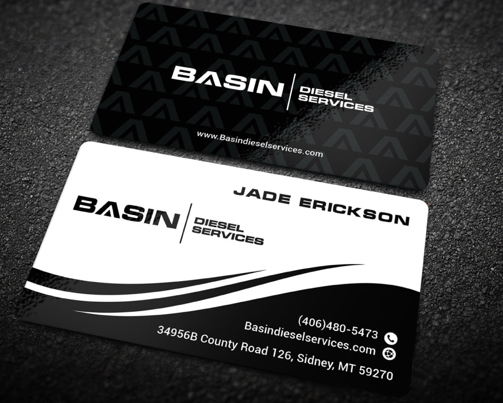 Basin Diesel Services logo design by Boomstudioz