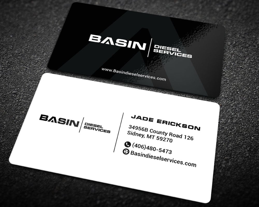 Basin Diesel Services logo design by Boomstudioz