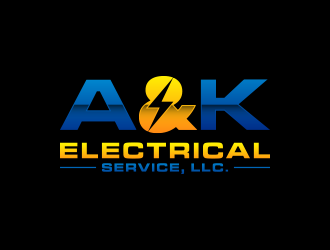 A&K Electrical Service, LLC. logo design by lexipej