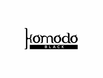 Komodo Black and Komodo Red logo design by kimora