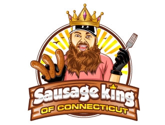 Hoodoo Brown BBQ/ Sausage king of Connecticut logo design by Suvendu