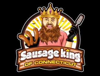 Hoodoo Brown BBQ/ Sausage king of Connecticut logo design by Suvendu