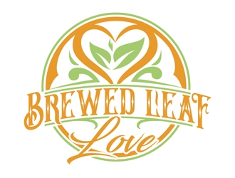 Brewed Leaf Love logo design by DreamLogoDesign