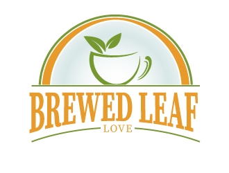 Brewed Leaf Love logo design by Upoops