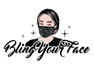 Bling Your Face logo design by AamirKhan