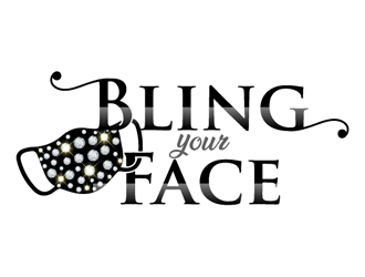 Bling Your Face logo design by Roma