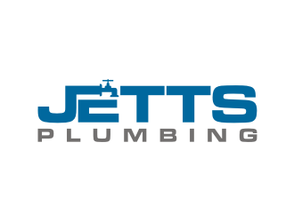 JETTS Plumbing logo design by rief