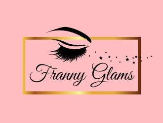 Franny Glams  logo design by AamirKhan