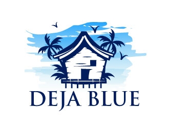 Deja Blue logo design by MonkDesign