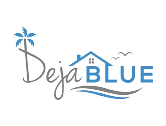 Deja Blue logo design by MAXR