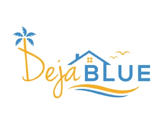 Deja Blue logo design by MAXR