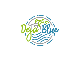 Deja Blue logo design by WRDY