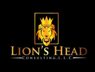 Lions Head Consulting, L.L.C. logo design by AamirKhan