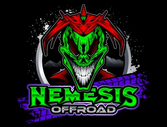 Nemesis Offroad logo design by Aelius