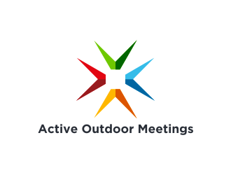 Active Outdoor Meetings logo design by scolessi