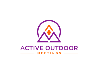 Active Outdoor Meetings logo design by scolessi