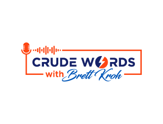 Crude Words with Brett Kroh  logo design by Andri
