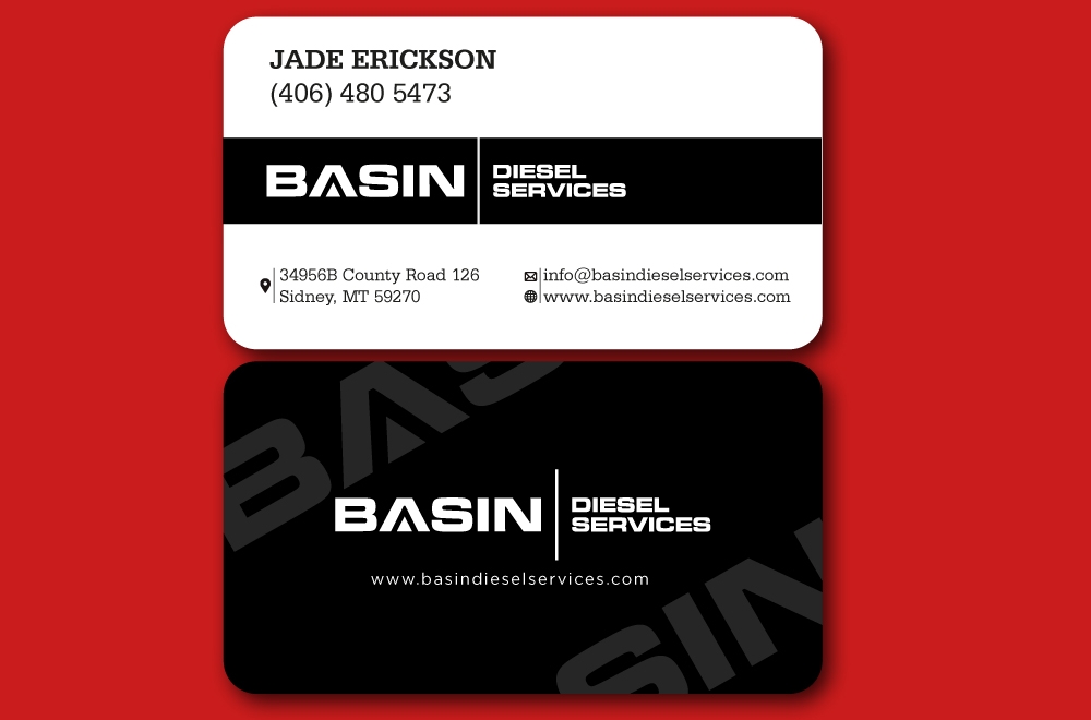 Basin Diesel Services logo design by PANTONE