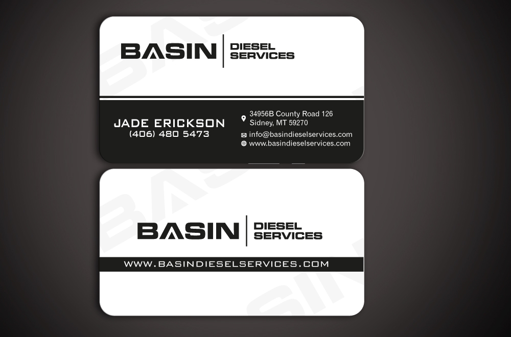 Basin Diesel Services logo design by PANTONE