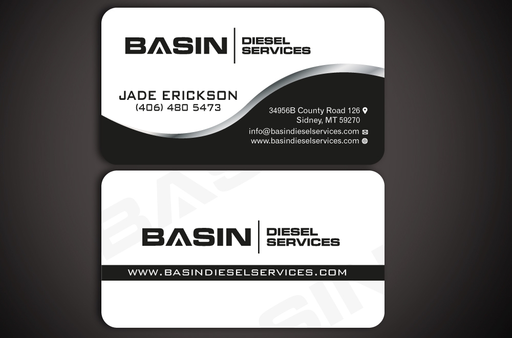 Basin Diesel Services logo design by PANTONE